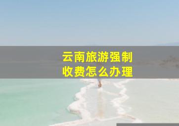 云南旅游强制收费怎么办理