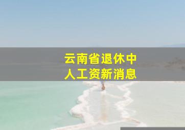 云南省退休中人工资新消息