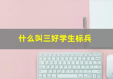 什么叫三好学生标兵