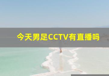 今天男足CCTV有直播吗