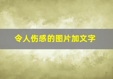 令人伤感的图片加文字