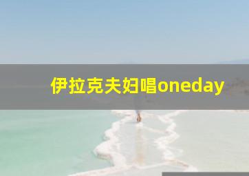 伊拉克夫妇唱oneday