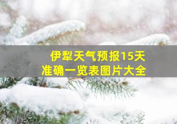 伊犁天气预报15天准确一览表图片大全