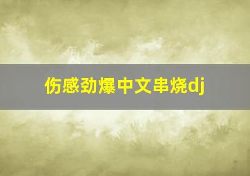 伤感劲爆中文串烧dj