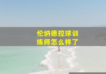 伦纳德控球训练师怎么样了