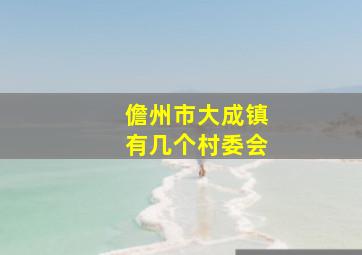 儋州市大成镇有几个村委会