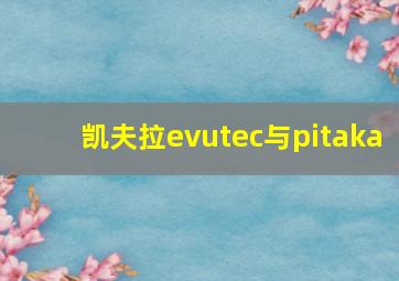 凯夫拉evutec与pitaka