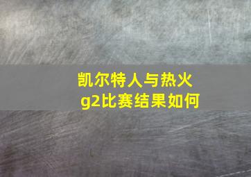 凯尔特人与热火g2比赛结果如何