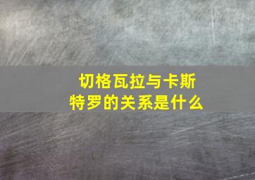 切格瓦拉与卡斯特罗的关系是什么