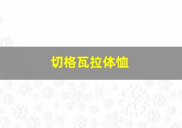 切格瓦拉体恤