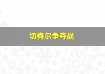 切梅尔争夺战