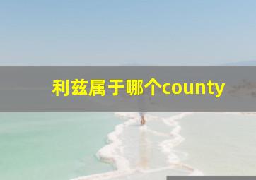 利兹属于哪个county