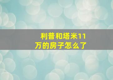 利普和塔米11万的房子怎么了