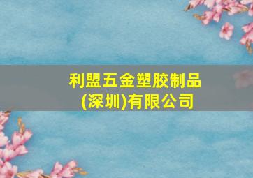 利盟五金塑胶制品(深圳)有限公司