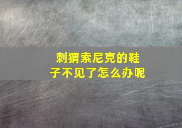 刺猬索尼克的鞋子不见了怎么办呢