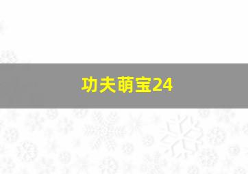 功夫萌宝24