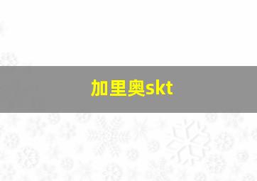 加里奥skt