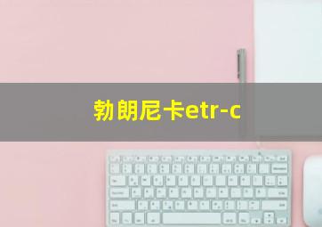 勃朗尼卡etr-c