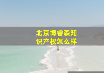 北京博睿森知识产权怎么样