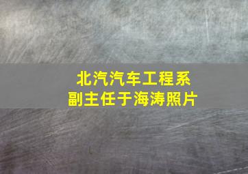 北汽汽车工程系副主任于海涛照片