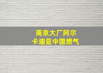 南京大厂阿尔卡迪亚中国燃气