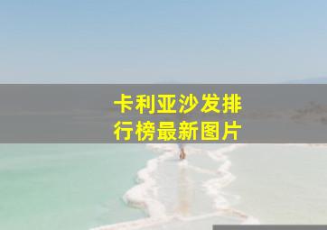 卡利亚沙发排行榜最新图片