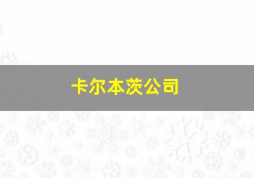 卡尔本茨公司