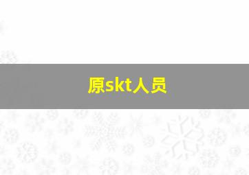 原skt人员