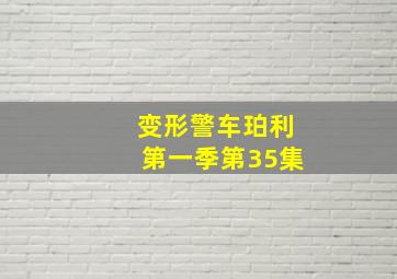 变形警车珀利第一季第35集