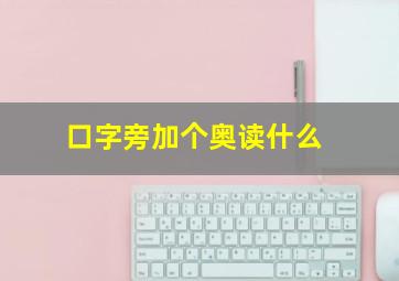 口字旁加个奥读什么