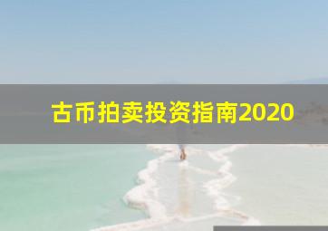 古币拍卖投资指南2020