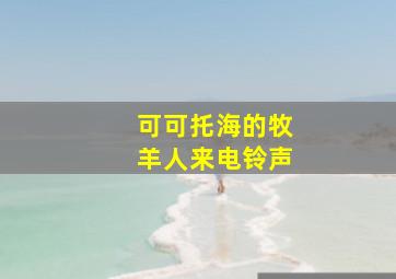 可可托海的牧羊人来电铃声