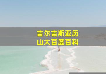 吉尔吉斯亚历山大百度百科