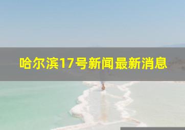 哈尔滨17号新闻最新消息