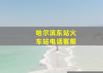 哈尔滨东站火车站电话客服