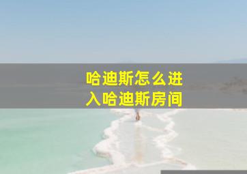 哈迪斯怎么进入哈迪斯房间