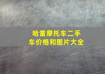 哈雷摩托车二手车价格和图片大全