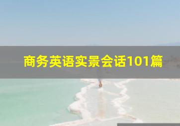 商务英语实景会话101篇