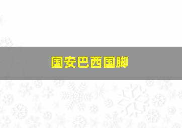 国安巴西国脚