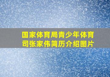 国家体育局青少年体育司张家伟简历介绍图片