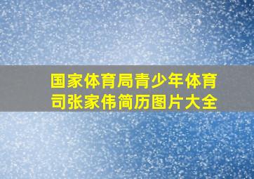 国家体育局青少年体育司张家伟简历图片大全