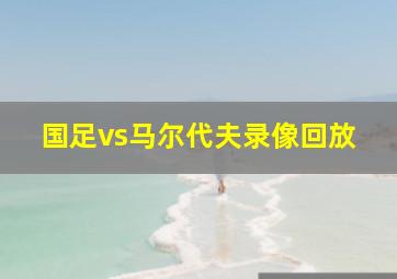 国足vs马尔代夫录像回放