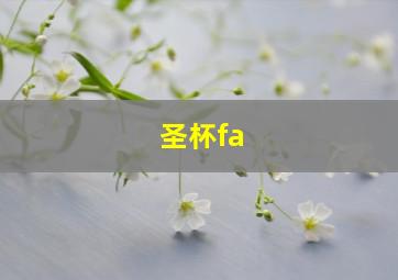 圣杯fa