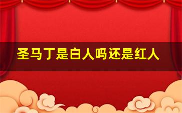 圣马丁是白人吗还是红人