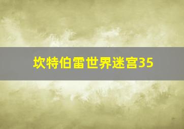 坎特伯雷世界迷宫35