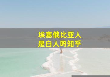 埃塞俄比亚人是白人吗知乎