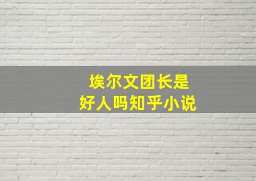 埃尔文团长是好人吗知乎小说