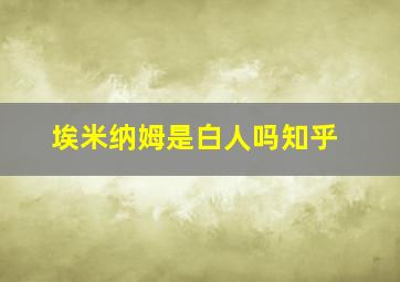 埃米纳姆是白人吗知乎