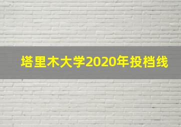 塔里木大学2020年投档线