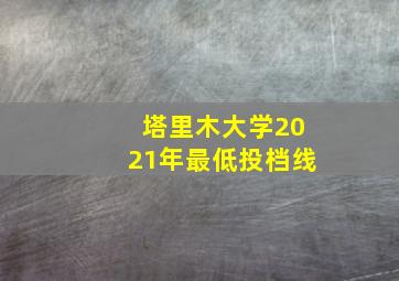 塔里木大学2021年最低投档线